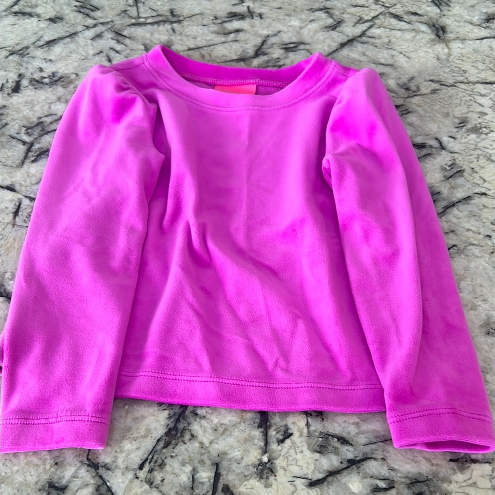 Vibrant Pink Kids Long Sleeve Top